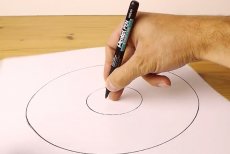 Как быстро нарисовать идеально ровный круг